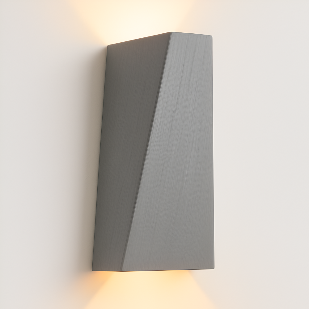 AlumiRay Wandleuchte - Minimalistische Trapezförmige Wandlampe - Up and Down Wall Lights LED