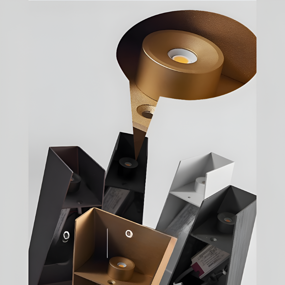 AlumiRay Wandleuchte - Minimalistische Trapezförmige Wandlampe - Up and Down Wall Lights LED