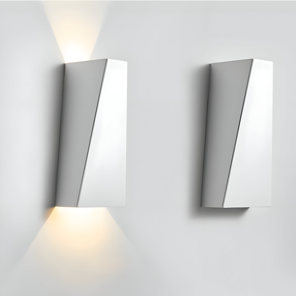 AlumiRay Wandleuchte - Minimalistische Trapezförmige Wandlampe - Up and Down Wall Lights LED