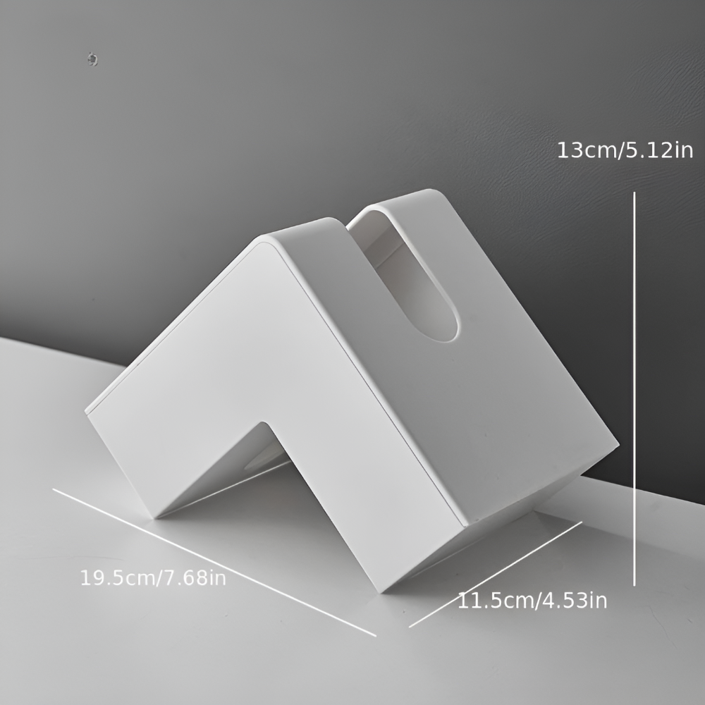 AngleEase - Moderne L-förmiger Tissue Halter - Right Angle Tissue Aufbewahrungsbox