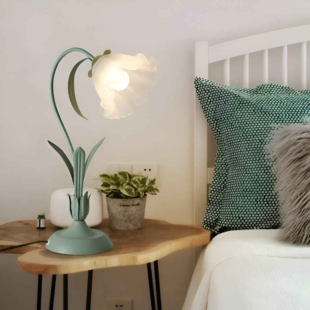 Antik Inspiriertes Florales Design Tischlampe im Französischen Stil