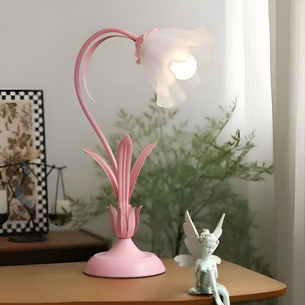 Antik Inspiriertes Florales Design Tischlampe im Französischen Stil