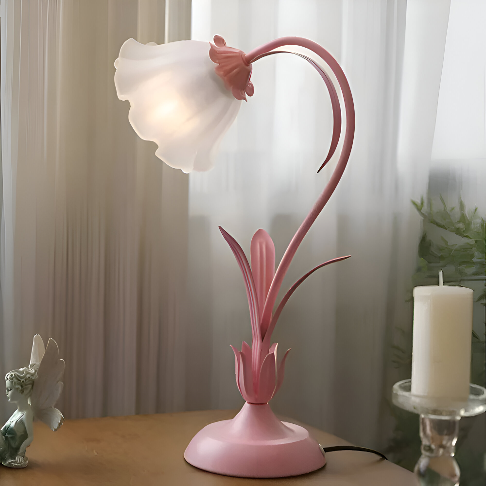 Antik Inspiriertes Florales Design Tischlampe im Französischen Stil