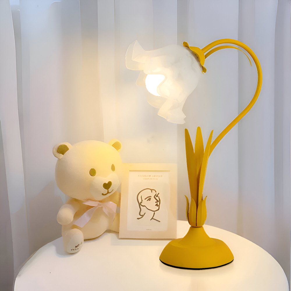 Antik Inspiriertes Florales Design Tischlampe im Französischen Stil