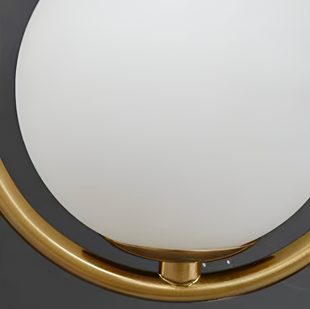 ArtLoop Wandleuchte - Teardrop Frosted Glass Wandlampe - Sphere Wandlampe Design - Artistic Wandleuchten LED