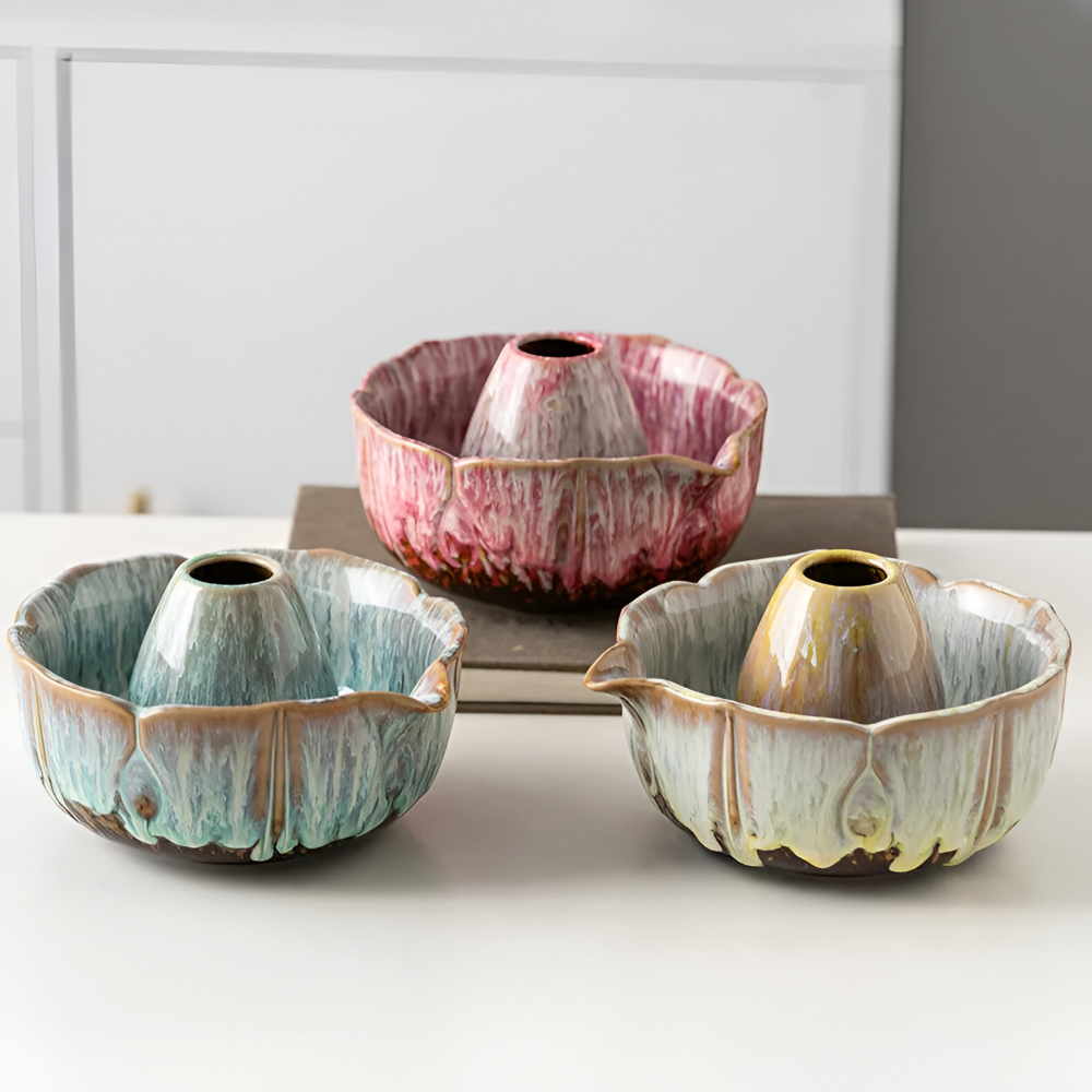 Artisan Matcha Set 8-teilig – Handgefertigte Keramik Schale (550ml), Bambusbesen & Sieb – Japanische Teezeremonie Geschenkset