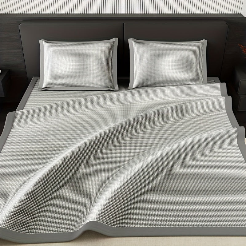 Atmungsaktiver Kühlender Matratzenschoner Set - Eisseidenfaser 180x200 für Sommerkomfort 5
