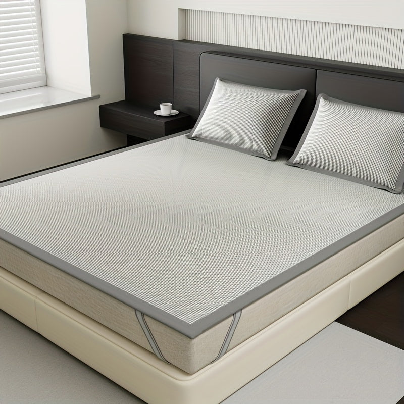 Atmungsaktiver Kühlender Matratzenschoner Set - Eisseidenfaser 180x200 für Sommerkomfort 6