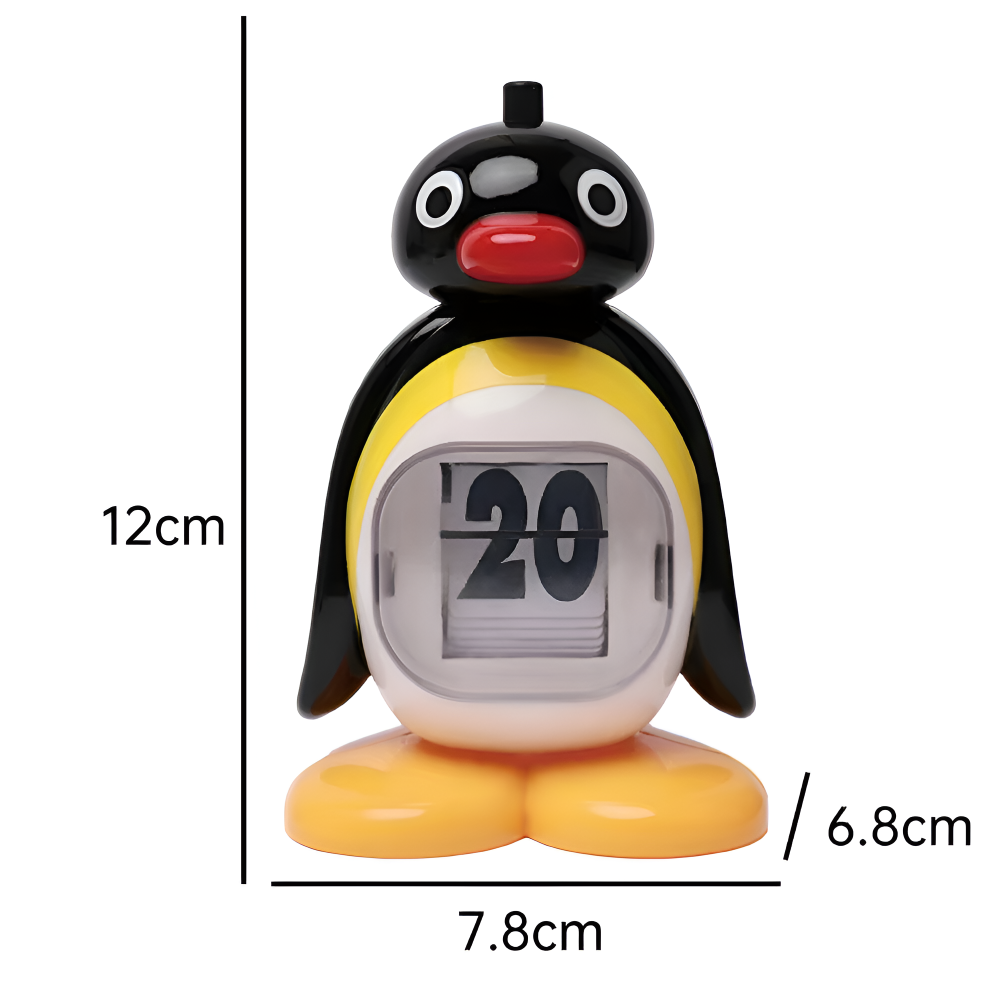 B/W Hue Penguin Kalender - Charmante Tischdekoration und Funktioneller Date Tracker