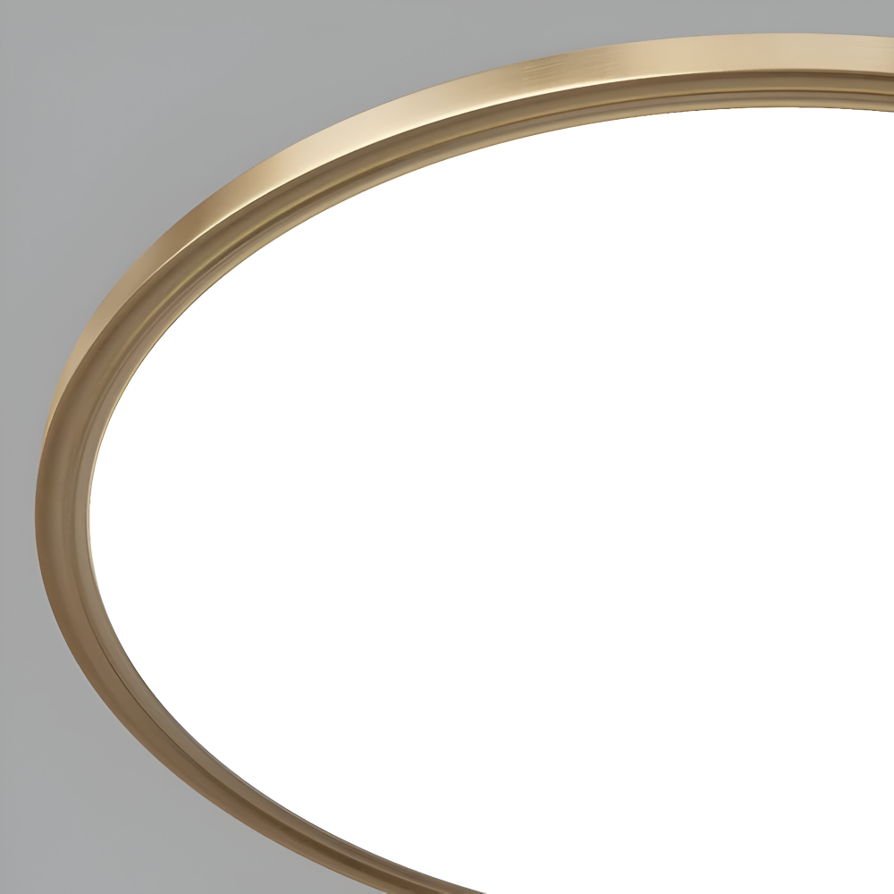 BronzeHalo Deckenleuchte - Ultradünne Minimalistische Runde LED Deckenleuchte