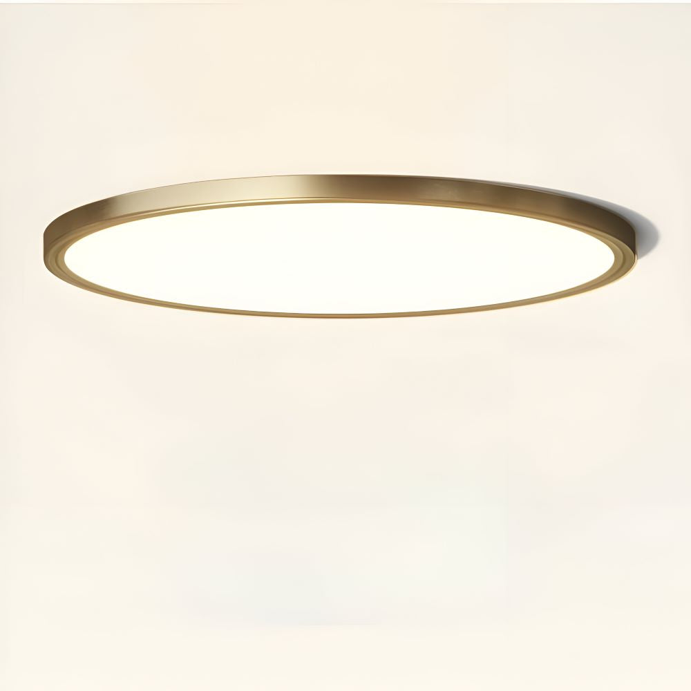 BronzeHalo Deckenleuchte - Ultradünne Minimalistische Runde LED Deckenleuchte