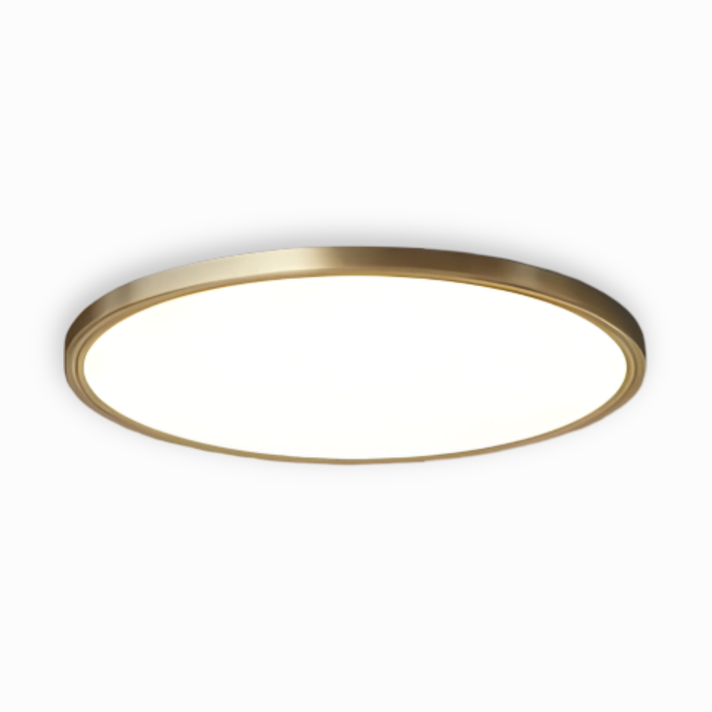 BronzeHalo Deckenleuchte - Ultradünne Minimalistische Runde LED Deckenleuchte