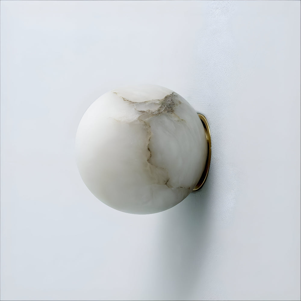 Schicke Marmor-Wandleuchte für Sanfte Beleuchtung - Zeitloses Wohnaccessoire