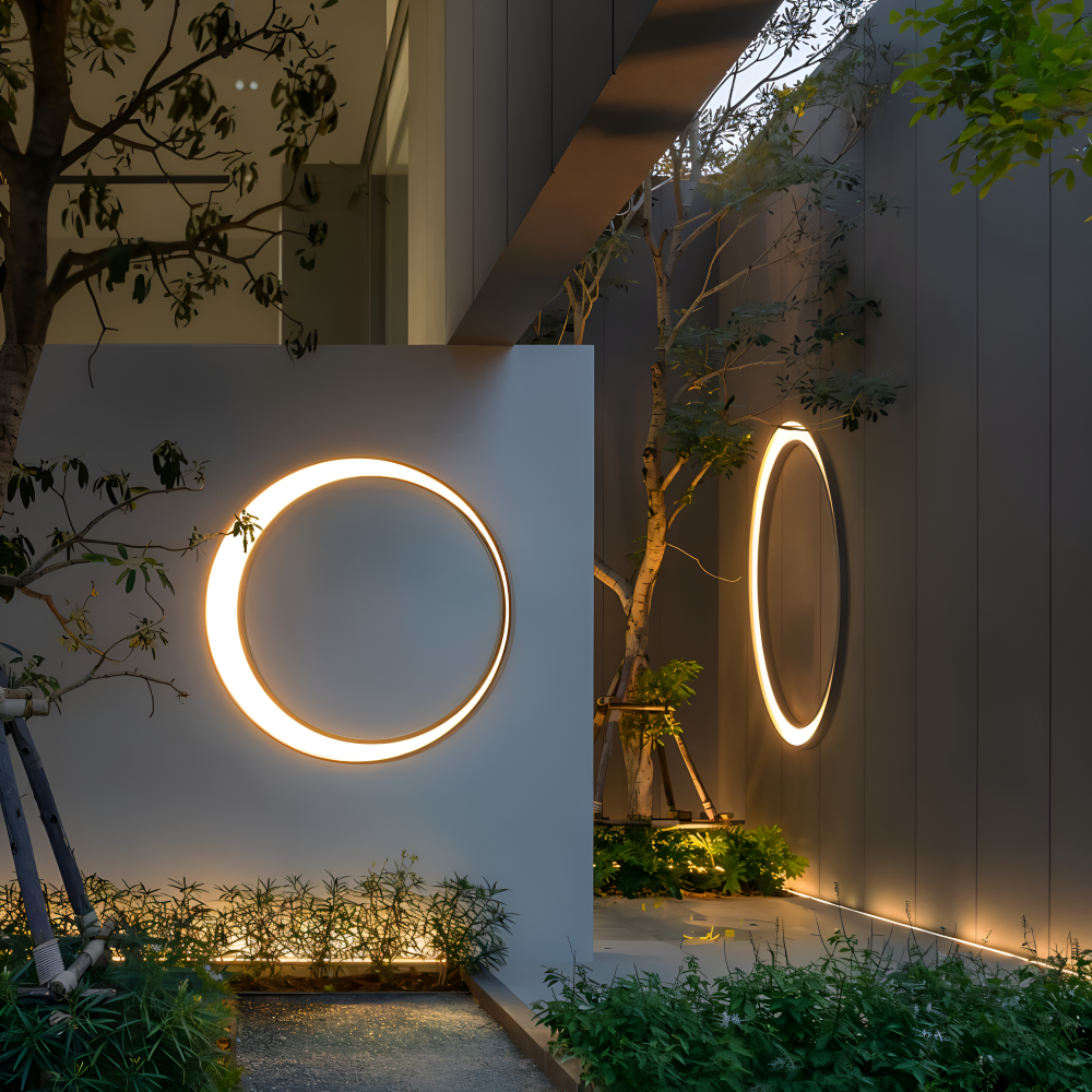 CircuLite Gartenbeleuchtung - Wasserdichte kreisförmige Wandleuchten - Outdoor Lights LED