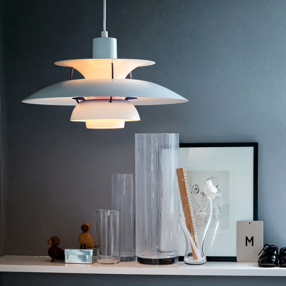 Klassische nordische Pendelleuchte - Minimalistisch und Modern