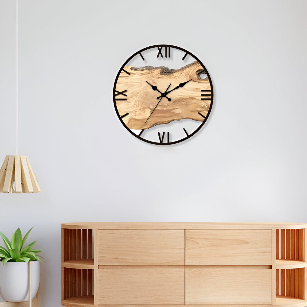 Klare Acryl Wanduhr - Modernes Minimalistisches Design
