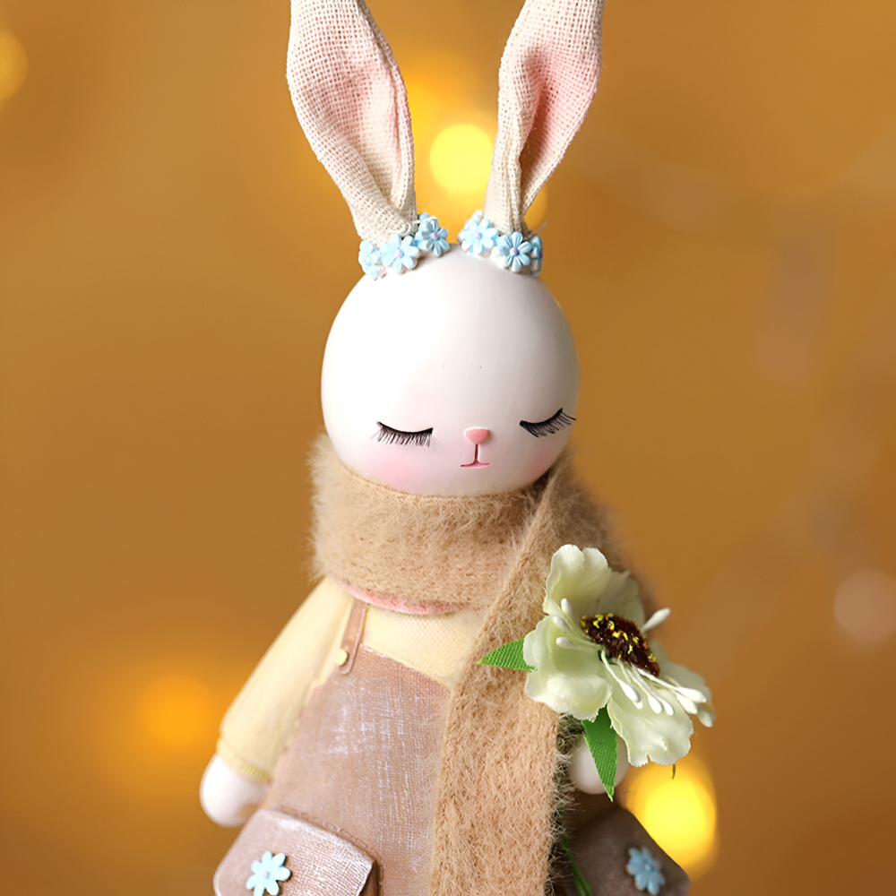 ConeyChic Osterdeko - Elegante Hasenfigur aus Harz - Easter Ornaments