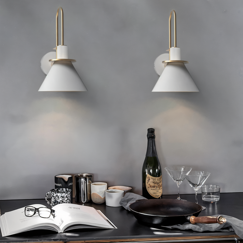 ConiBeam Wandleuchte  - Postmoderne Trompeten Wandleuchte Design - Stilvolle Wandleuchten LED