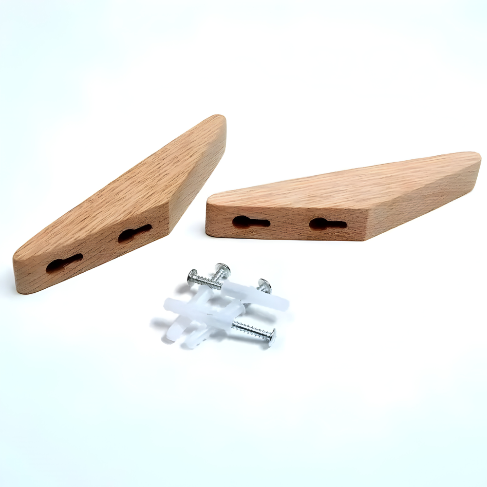 Zeitgenössische Holz Wandhaken - Minimalistisches Design für die Wohnorganisation