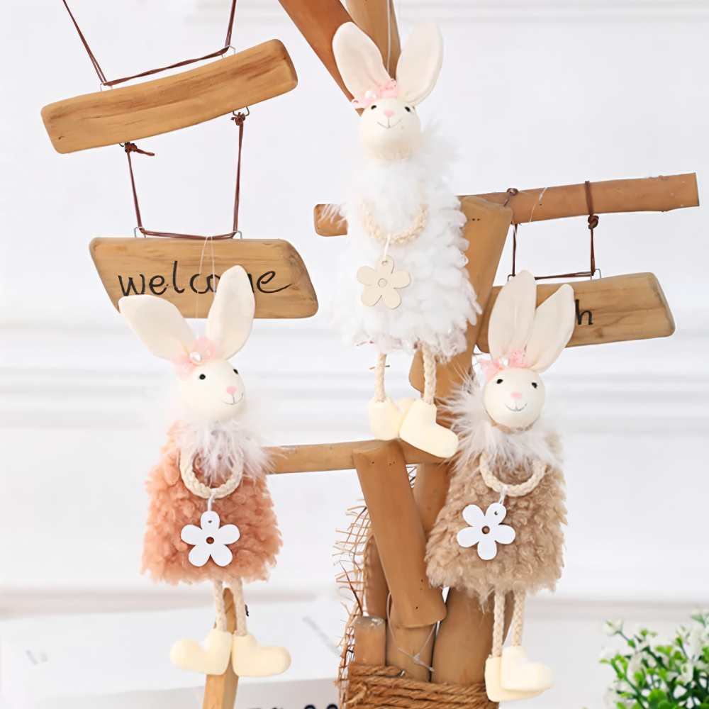 ConyDolly - Festliche Osterdeko Hasenpuppe - Hängende Osterdekoration