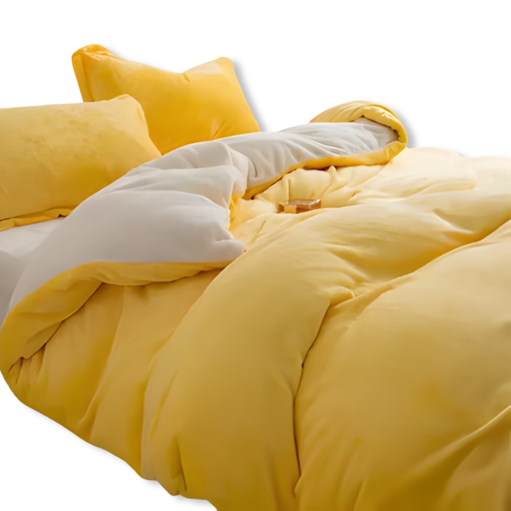 Gemütlicher Flanell Bettbezug - Weiche, Warme Polyester Bettwäsche