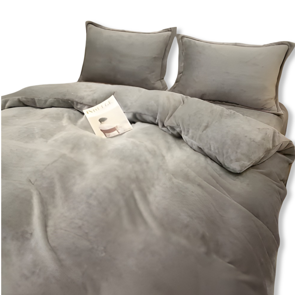 Gemütlicher Flanell Bettbezug - Weiche, Warme Polyester Bettwäsche
