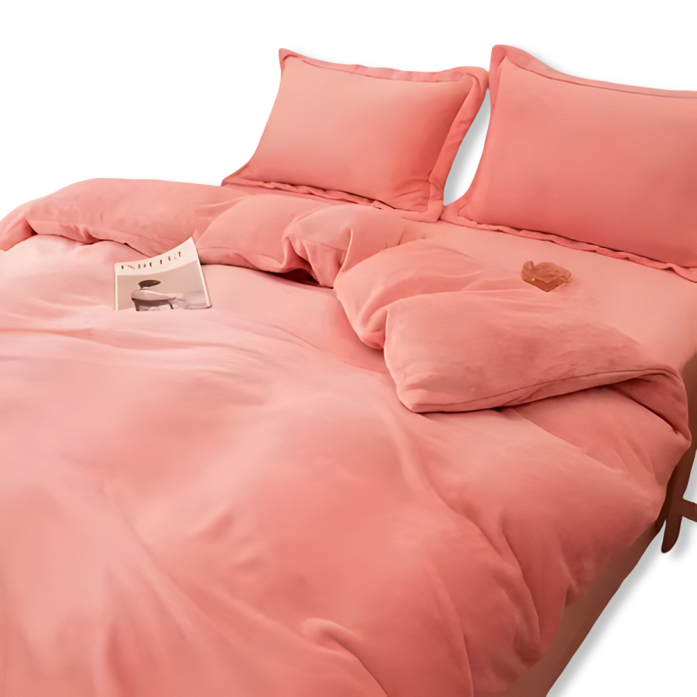 Gemütlicher Flanell Bettbezug - Weiche, Warme Polyester Bettwäsche