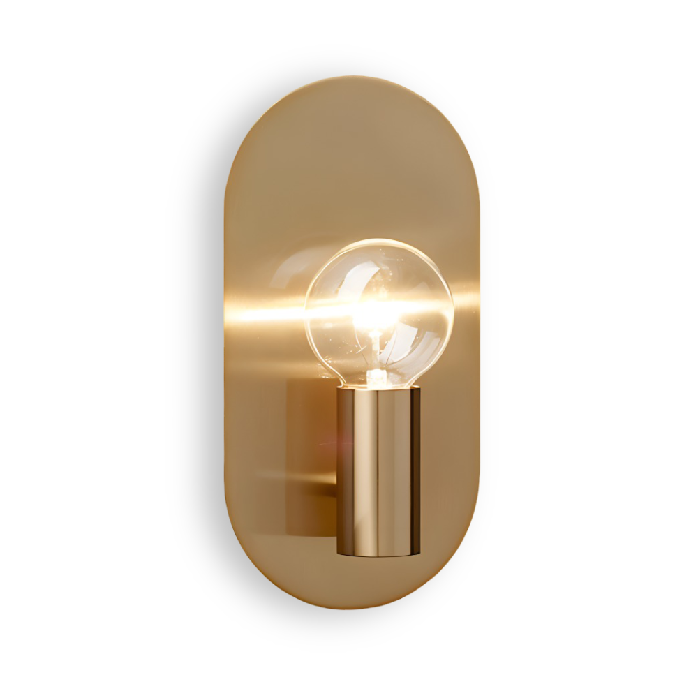 Cu Wandleuchte - Golden Plate Polished Sconce Wandleuchte - Moderne Wandleuchte Design - Wandleuchten LED Indoor