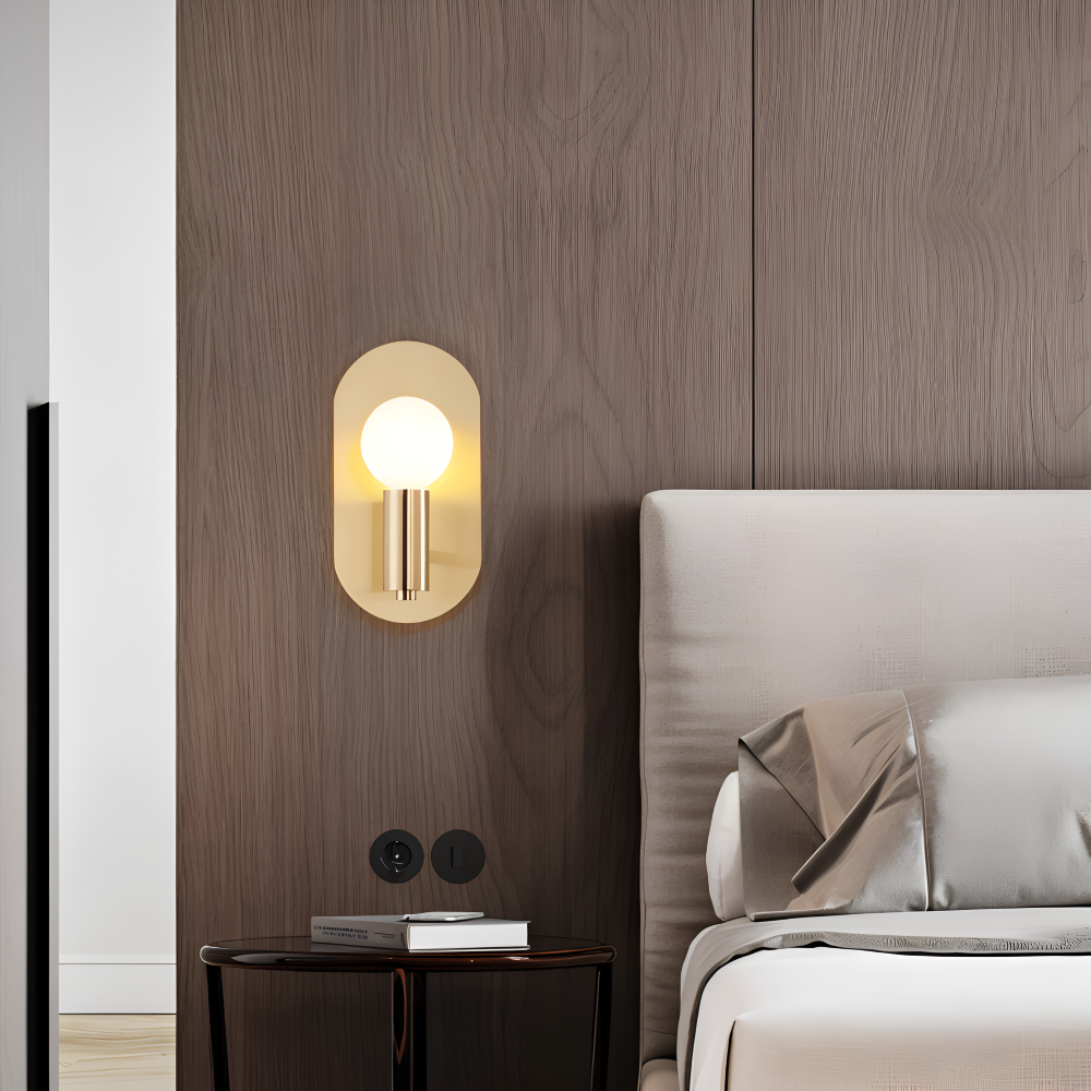 Cu Wandleuchte - Golden Plate Polished Sconce Wandleuchte - Moderne Wandleuchte Design - Wandleuchten LED Indoor