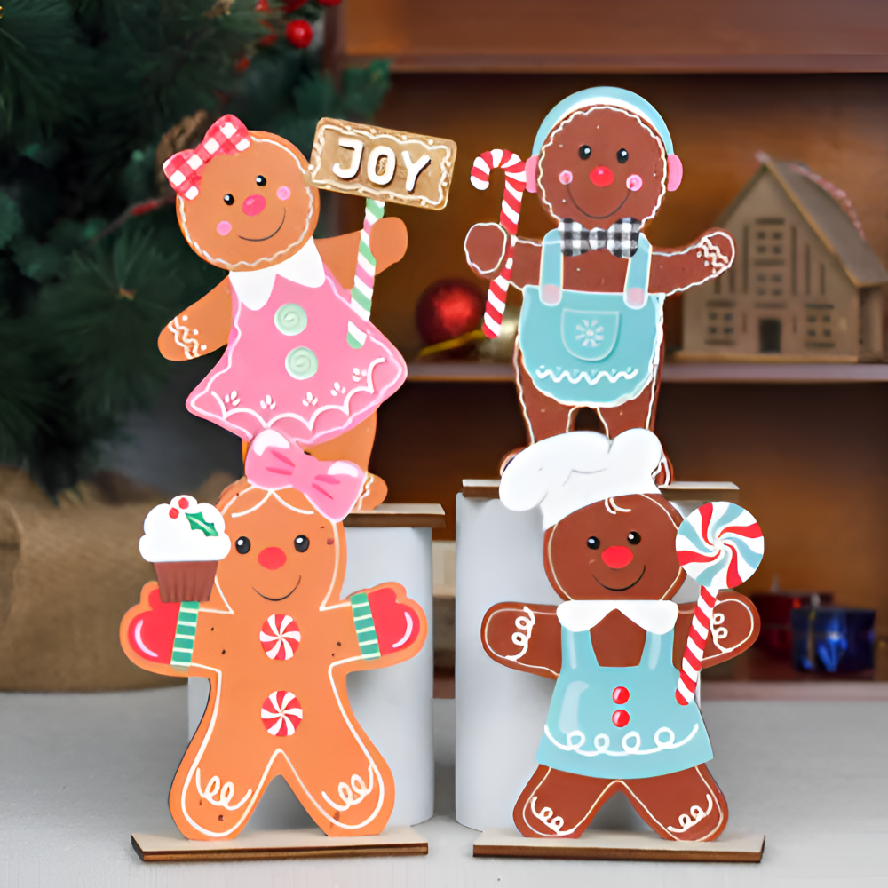 CutieCharms - Adorable Lebkuchenmann Weihnachten Charms Dekor
