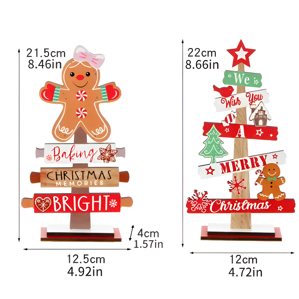 CutieCharms - Adorable Lebkuchenmann Weihnachten Charms Dekor
