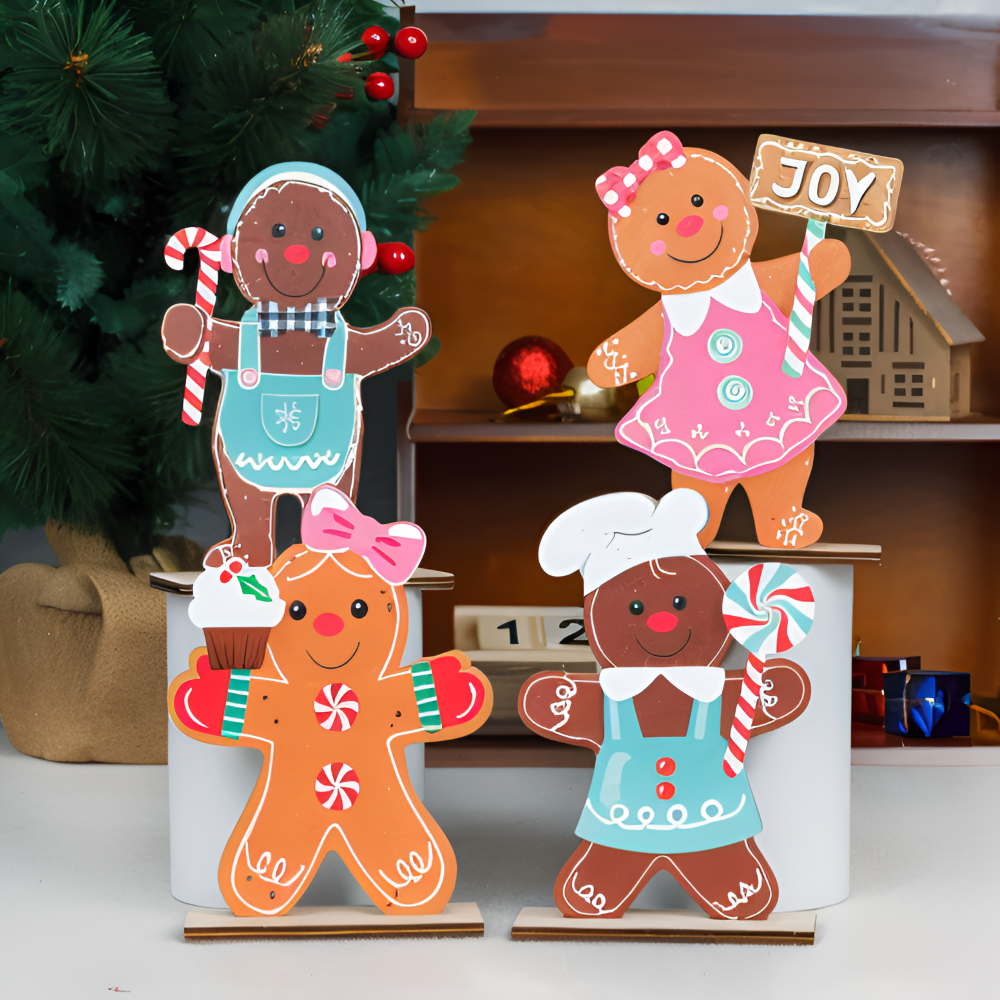 CutieCharms - Adorable Lebkuchenmann Weihnachten Charms Dekor