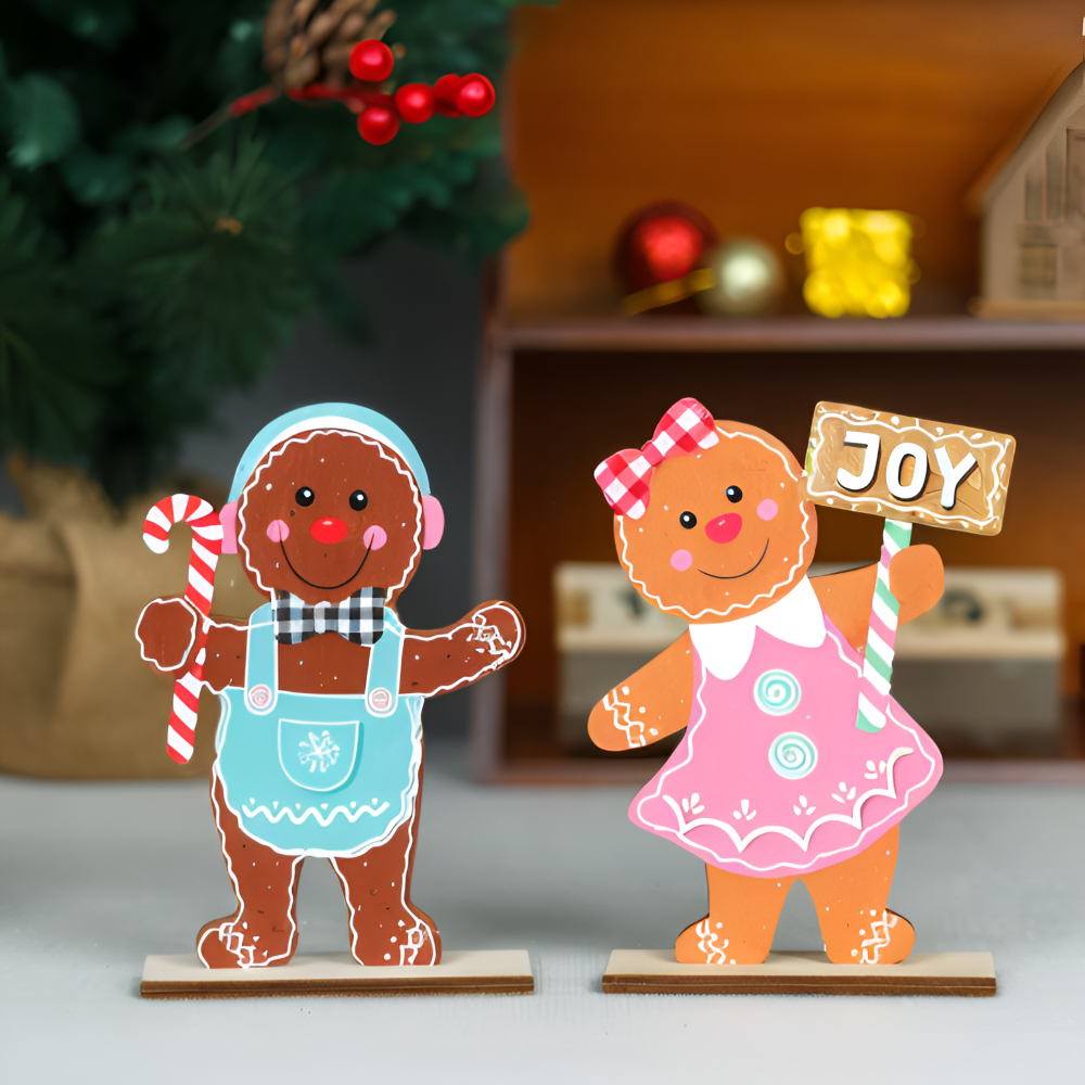 CutieCharms - Adorable Lebkuchenmann Weihnachten Charms Dekor