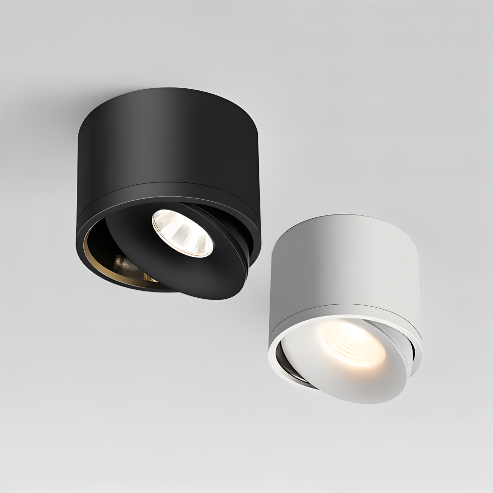 CylinFlex Spotlights - Minimalistische 360° Drehbare LED Downlights
