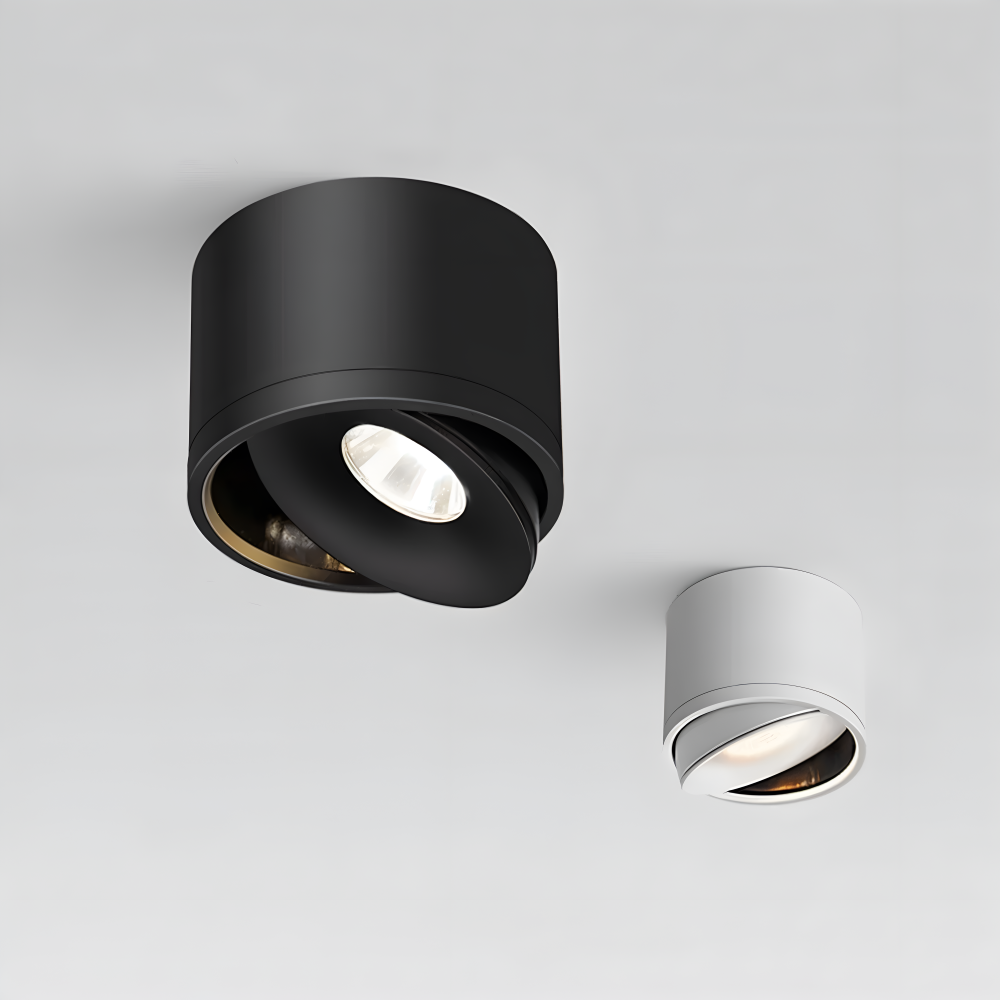 CylinFlex Spotlights - Minimalistische 360° Drehbare LED Downlights