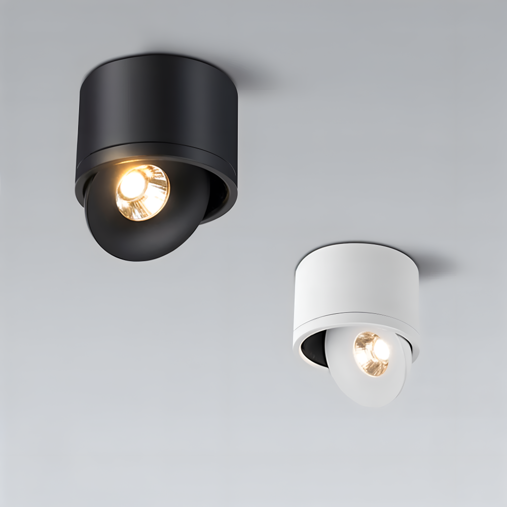 CylinFlex Spotlights - Minimalistische 360° Drehbare LED Downlights