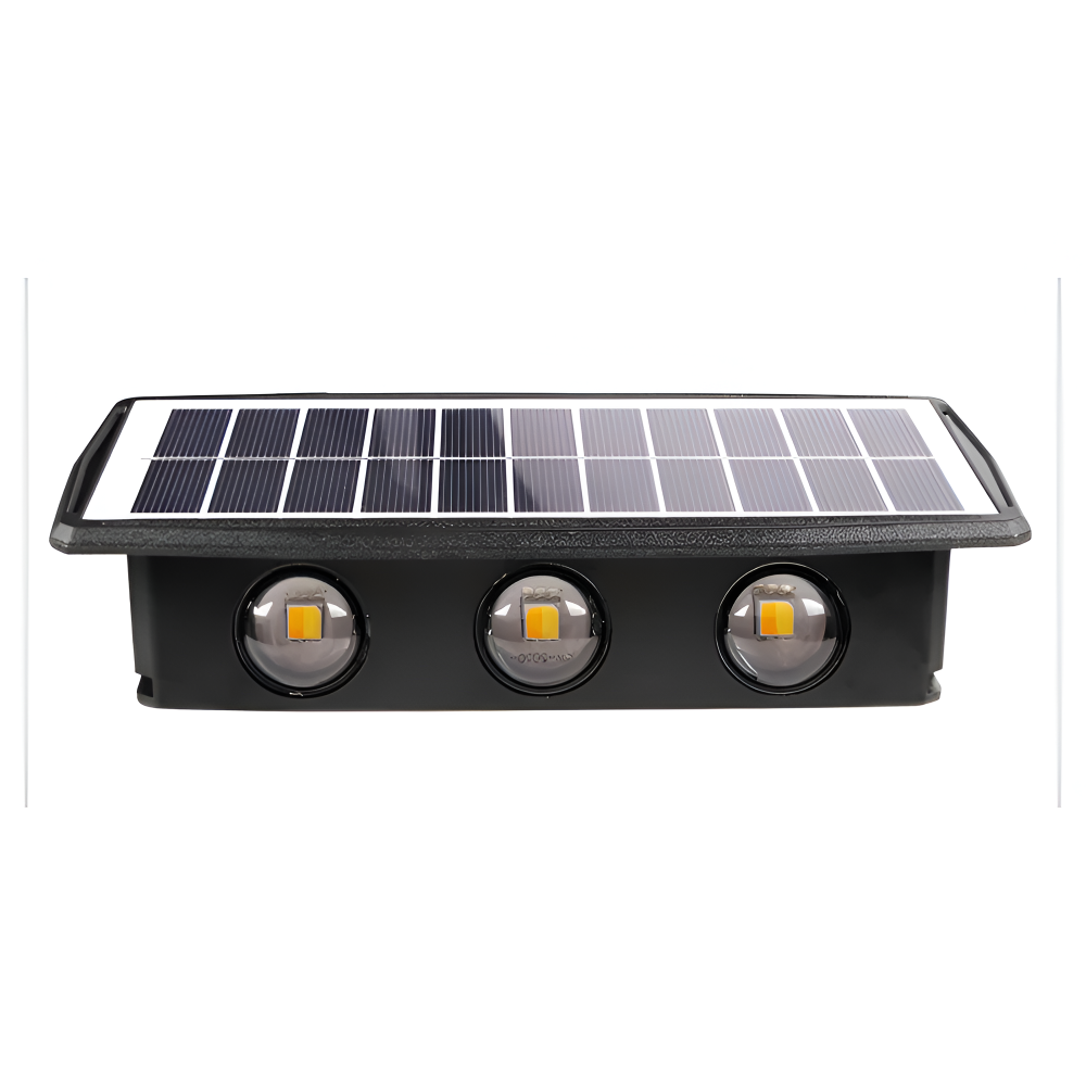 DualLit Gartenbeleuchtung - Wasserdichte LED Solarlampe Garten - Up & Down Außenbeleuchtung