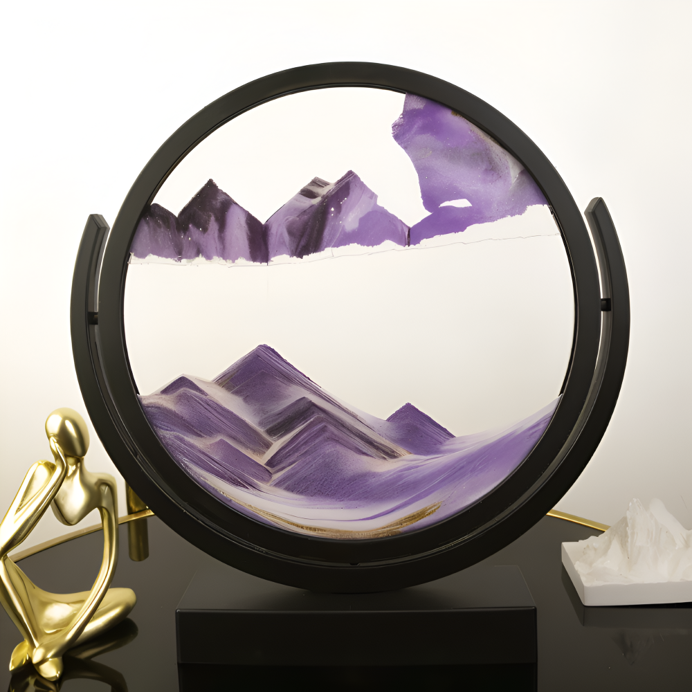 Dunes Artistry - Bunte Runde 3D Sandkunst Tischdekoration