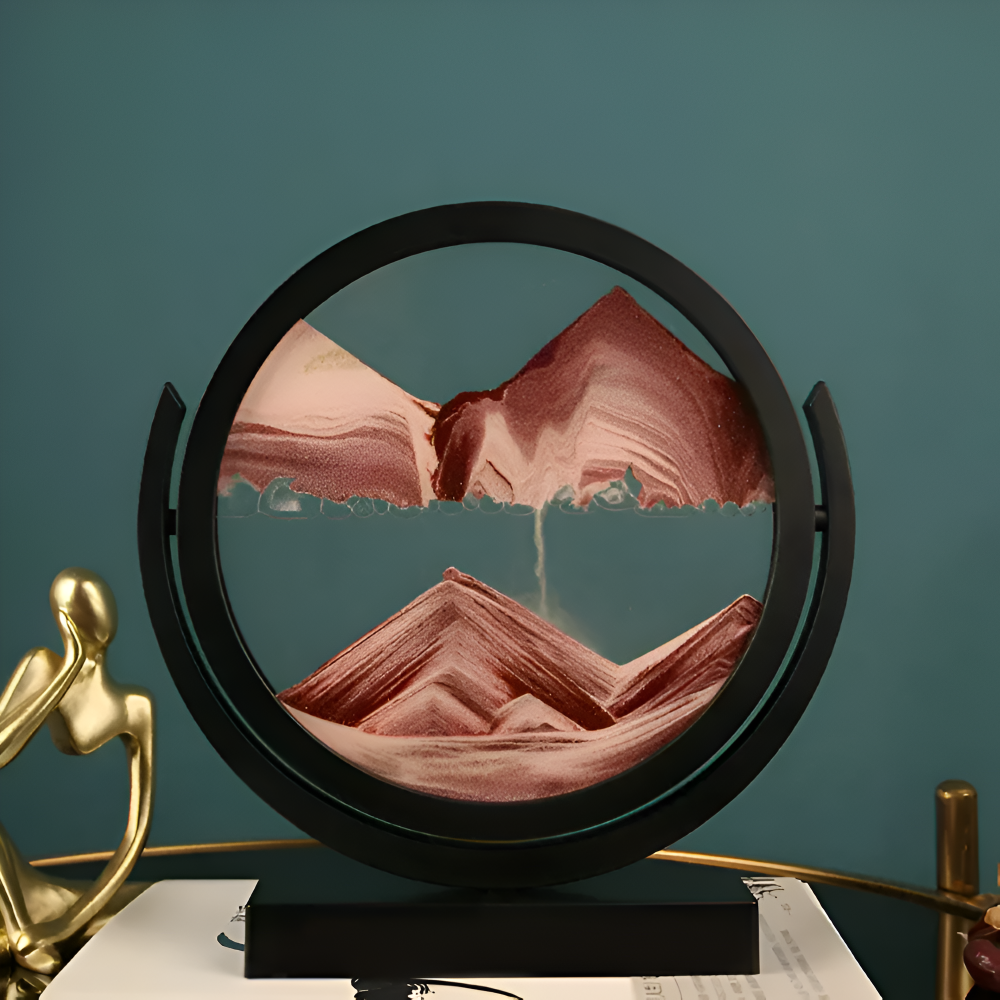 Dunes Artistry - Bunte Runde 3D Sandkunst Tischdekoration