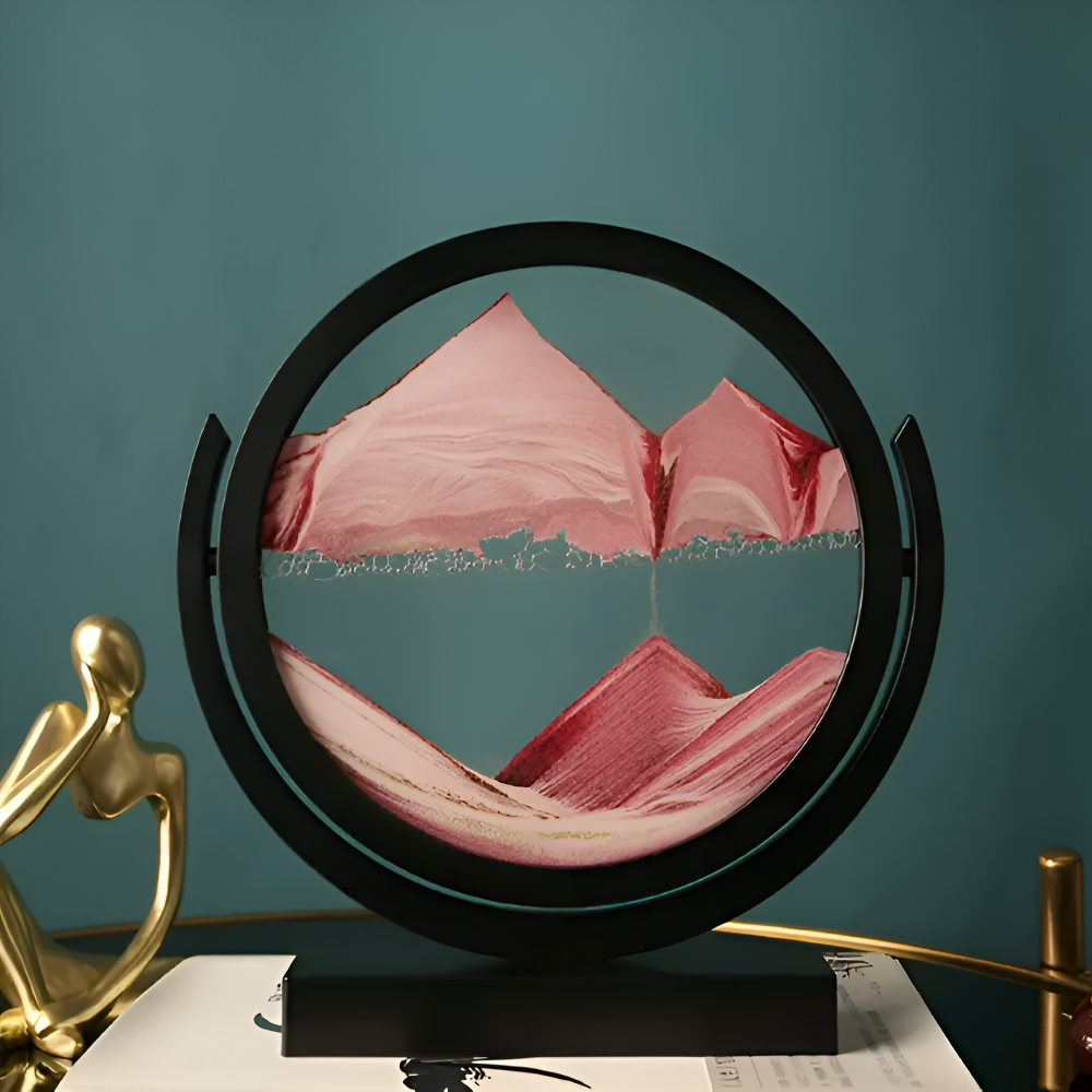 Dunes Artistry - Bunte Runde 3D Sandkunst Tischdekoration