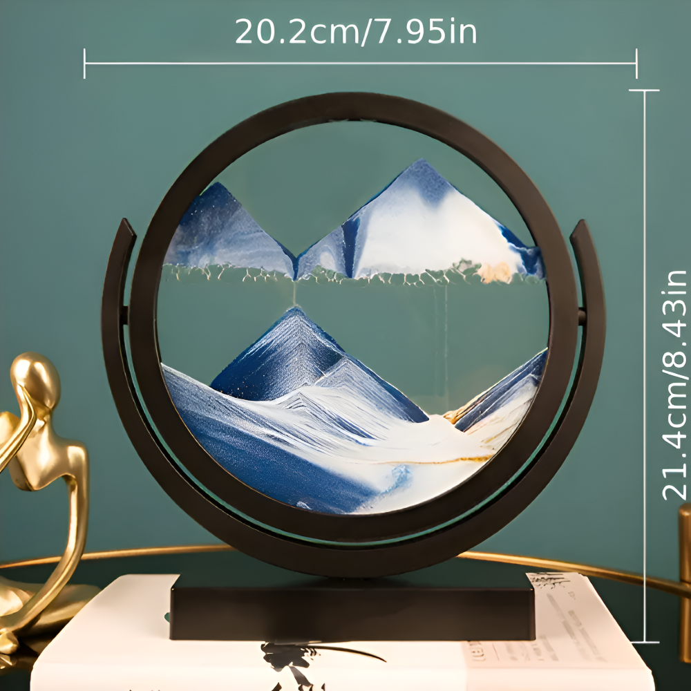 Dunes Artistry - Bunte Runde 3D Sandkunst Tischdekoration
