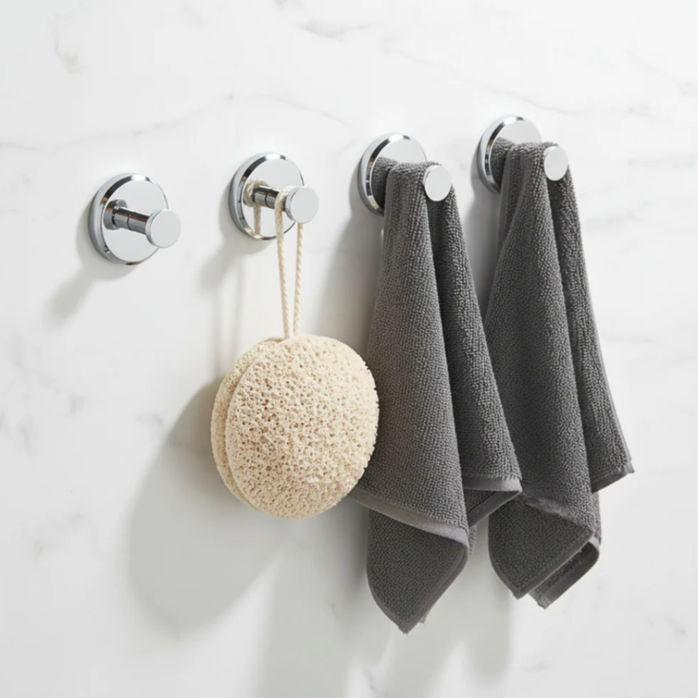 Duschhaken Selbstklebend – Edelstahl Wandhaken ohne Bohren für Bad, Handtuch & Dusche