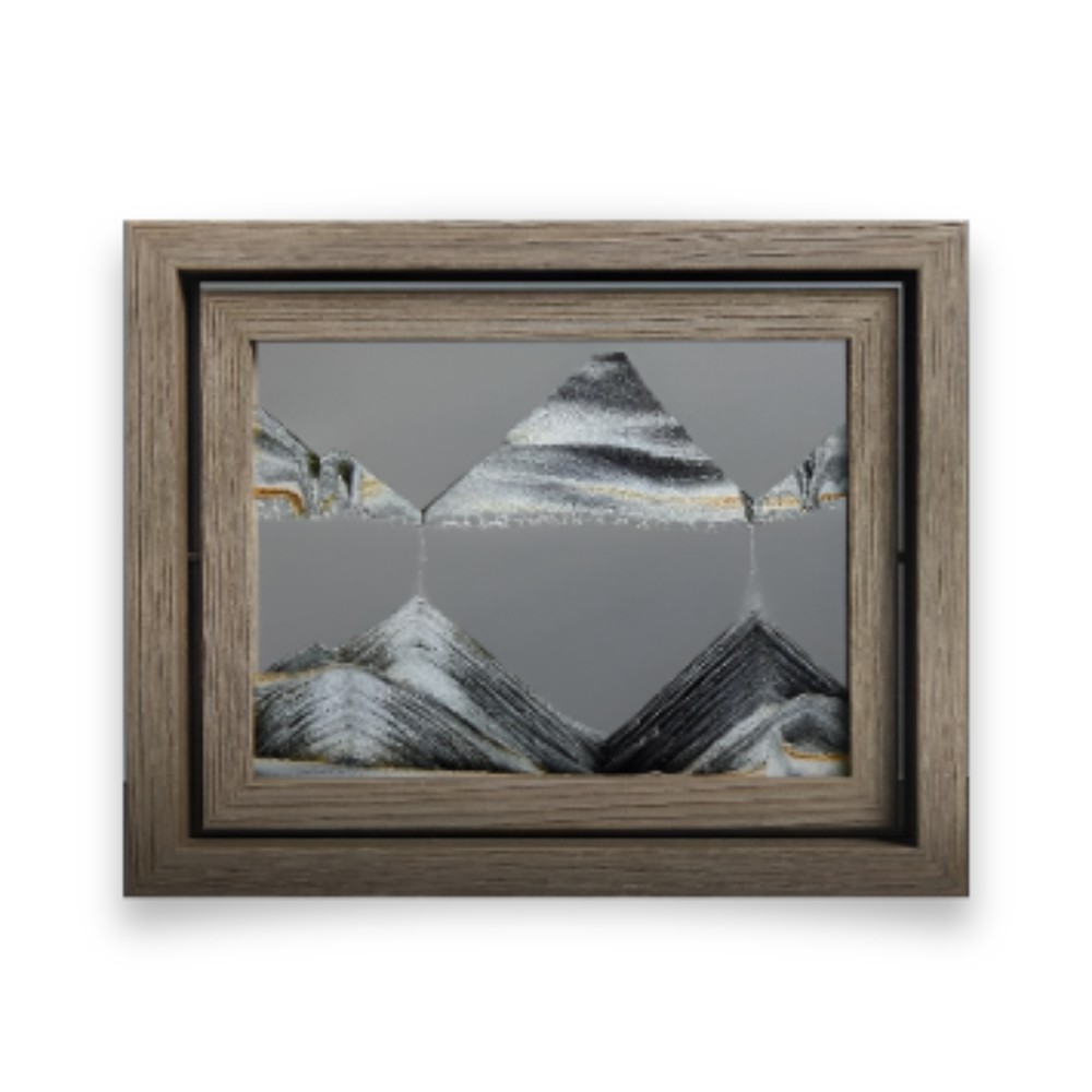 DynaFlow Sand Art - 360° Rotierende Treibsandmalerei - Rechteckige Sandlandschaft