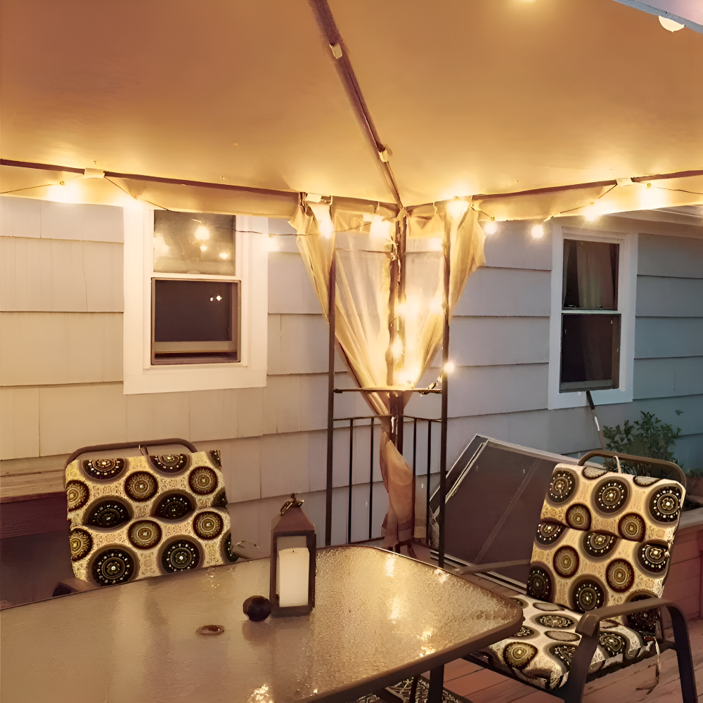 ElectriBulb Lichterkette - G40 Globe Außenbeleuchtung - IP44 & Bruchsichere Gartenbeleuchtung