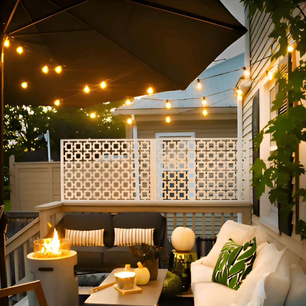 ElectriBulb Lichterkette - G40 Globe Außenbeleuchtung - IP44 & Bruchsichere Gartenbeleuchtung