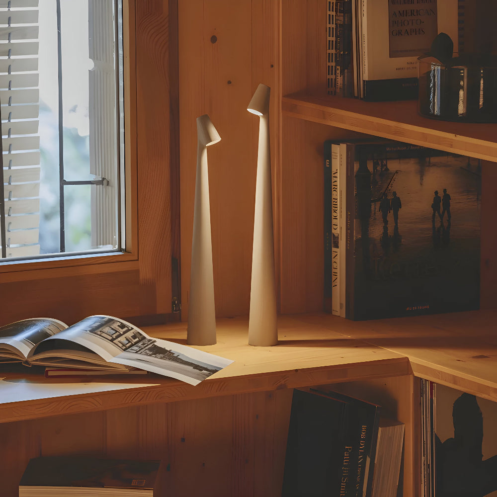 Kabellose LED Tischlampe 35/45 cm – Dimmbar, Modernes Design, Farbenvielfalt