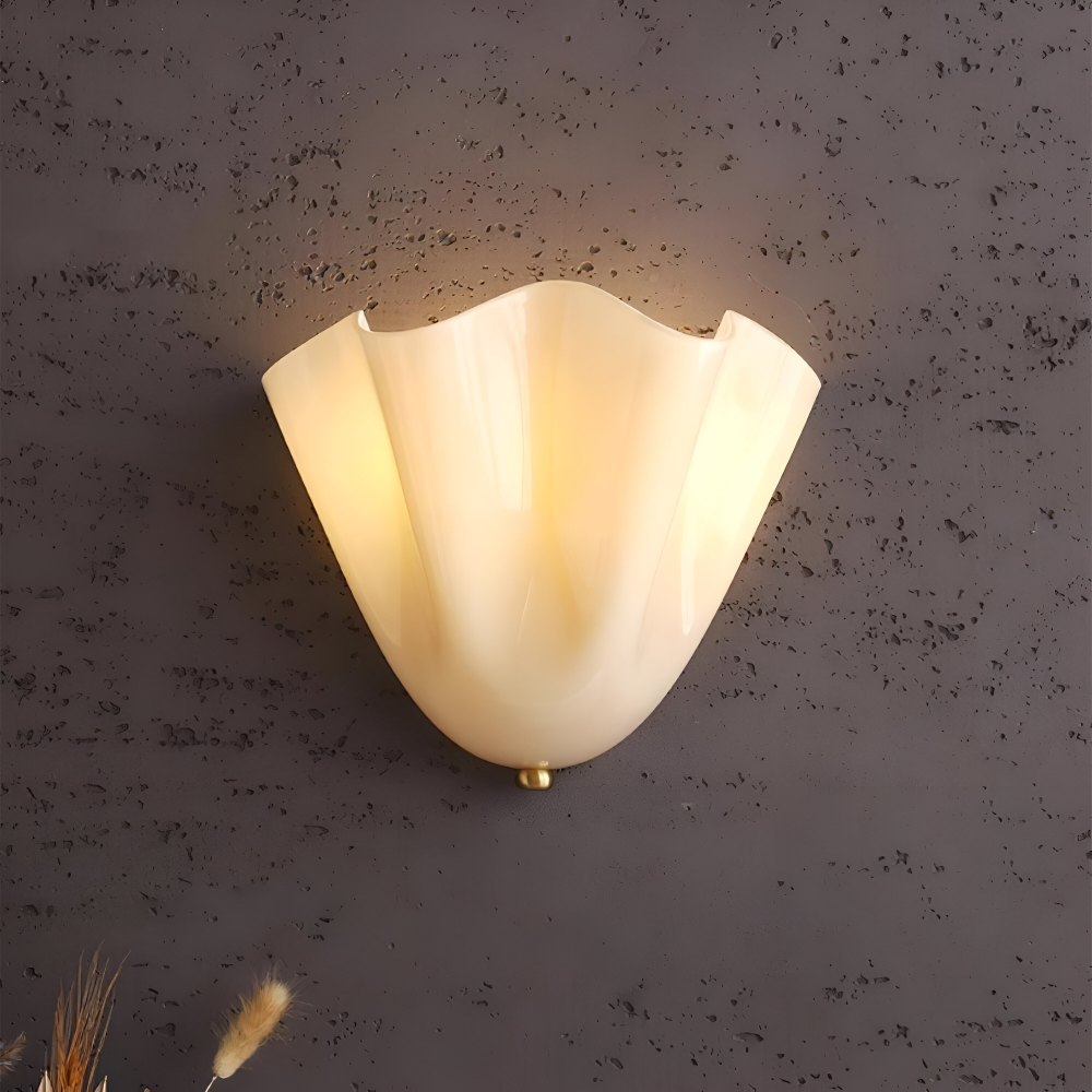 Elegante Moderne Muschel-Design Wandleuchte - Wandleuchte für stimmungsvolle Beleuchtung