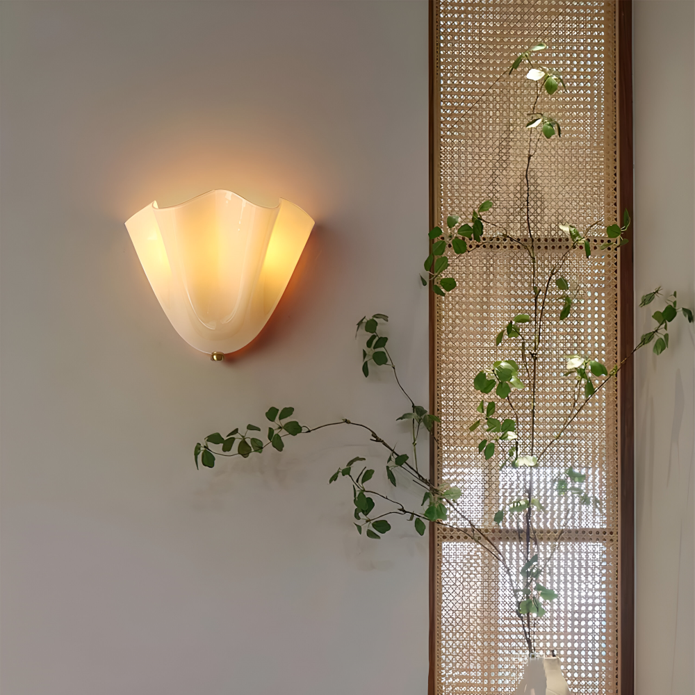 Elegante Moderne Muschel-Design Wandleuchte - Wandleuchte für stimmungsvolle Beleuchtung