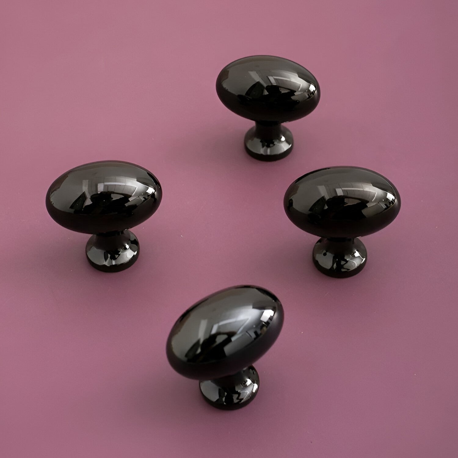 Elegante Massive Messing Schrankknöpfe - Premium Italienische Handwerkskunst