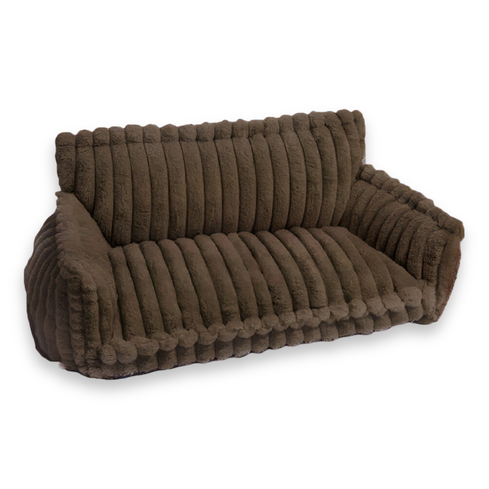 Hundesofa Gestreift & Gelenkschonend – Hoher Rand & Weiche Polsterung